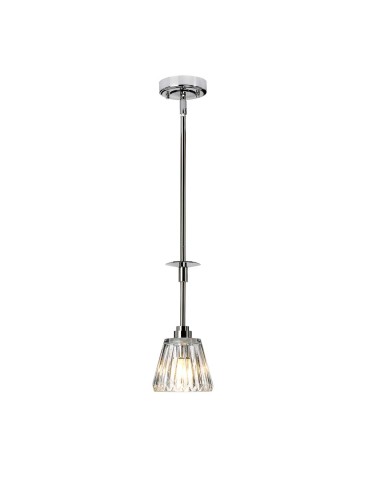 Elstead Lighting Agatha pendant lamp - 1 light source - Polished chrome IP44 BATH-AGATHA1P-PC