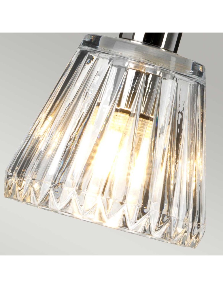 Pendant lamps - Elstead Lighting Agatha pendant lamp - 1 light source - Polished chrome IP44 BATH-AGATHA1P-PC - product kolory-swiatla.pl 3
