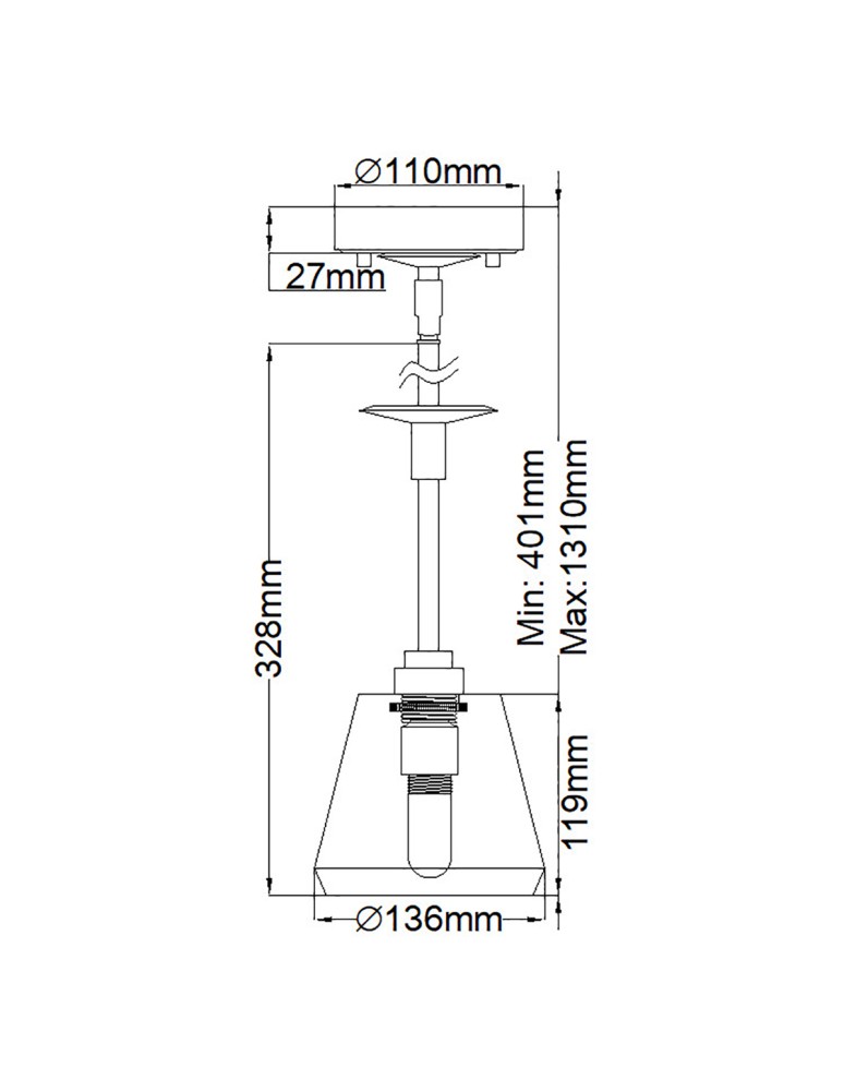 Pendant lamps - Elstead Lighting Agatha pendant lamp - 1 light source - Polished chrome IP44 BATH-AGATHA1P-PC - product kolory-swiatla.pl 5
