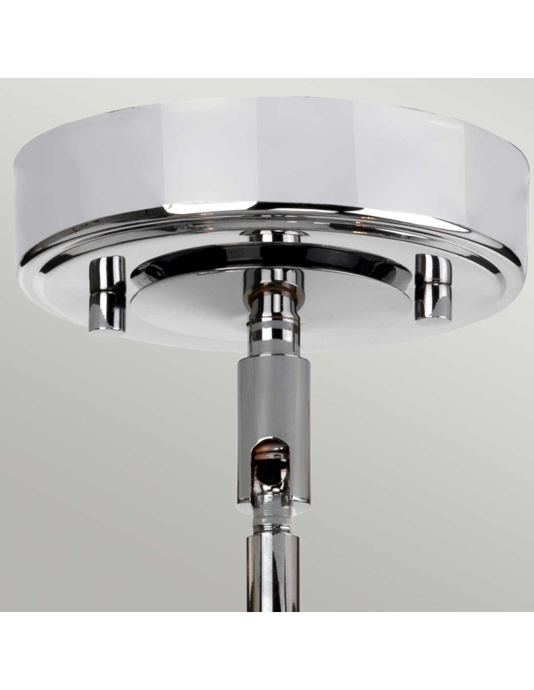 Pendant lamps - Elstead Lighting Agatha pendant lamp - 3 light sources - Polished chrome IP44 BATH-AGATHA3P-PC - product kolory-swiatla.pl 2