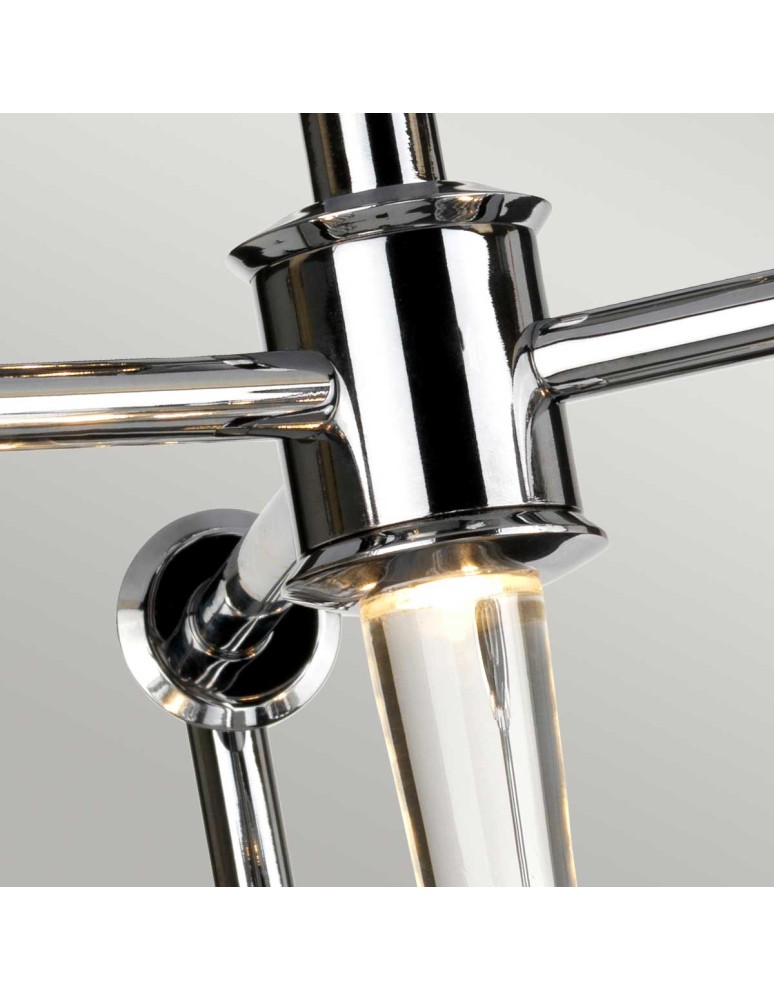 Elstead Lighting Lampa wisząca Agatha - 3 źródła światła - Polerowany chrom IP44 BATH-AGATHA3P-PC