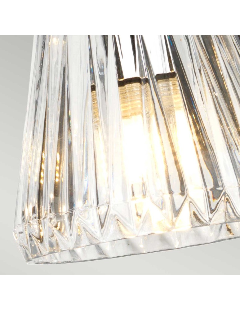 Elstead Lighting Lampa wisząca Agatha - 3 źródła światła - Polerowany chrom IP44 BATH-AGATHA3P-PC