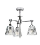 Elstead Lighting Lampa wisząca Agatha - 3 źródła światła - Polerowany chrom IP44 BATH-AGATHA3P-PC