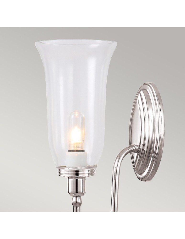 Elstead Lighting Kinkiet Blake - 1 źródło światła IP44 BATH-BLAKE2-PN