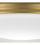 Bathroom ceiling lamps - Elstead Lighting Plafon Brompton - 1 light source - Brushed brass IP44 BATH-BROMPTON-F-BB - product 4