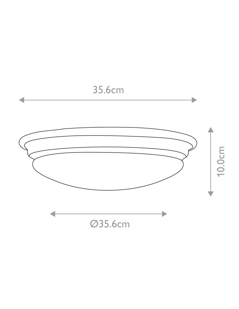 Elstead Lighting Plafon Brompton - 1 źródło światła - Polerowany mosiądz IP44 BATH-BROMPTON-F-PB