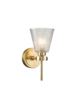 Elstead Lighting Gunnislake wall lamp - 1 light source - Brushed brass IP44 BATH-GUNNIS1-BB
