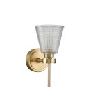 Bathroom wall lamps - Elstead Lighting Gunnislake wall lamp - 1 light source - Brushed brass IP44 BATH-GUNNIS1-BB - product 2