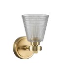 Bathroom wall lamps - Elstead Lighting Gunnislake wall lamp - 1 light source - Brushed brass IP44 BATH-GUNNIS1-BB - product 3