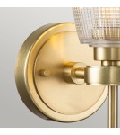 Elstead Lighting Kinkiet Gunnislake - 1 źródło światła - Szczotkowany mosiądz IP44 BATH-GUNNIS1-BB