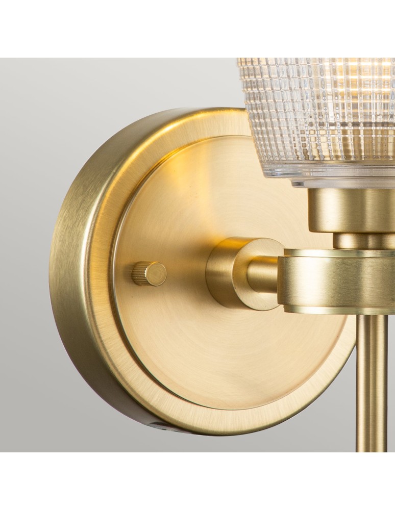 Bathroom wall lamps - Elstead Lighting Gunnislake wall lamp - 1 light source - Brushed brass IP44 BATH-GUNNIS1-BB - product kolory-swiatla.pl 7