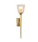 Bathroom wall lamps - Elstead Lighting Verity wall lamp - 1 light source - Brushed brass IP44 BATH-VERITY-BB - product 1