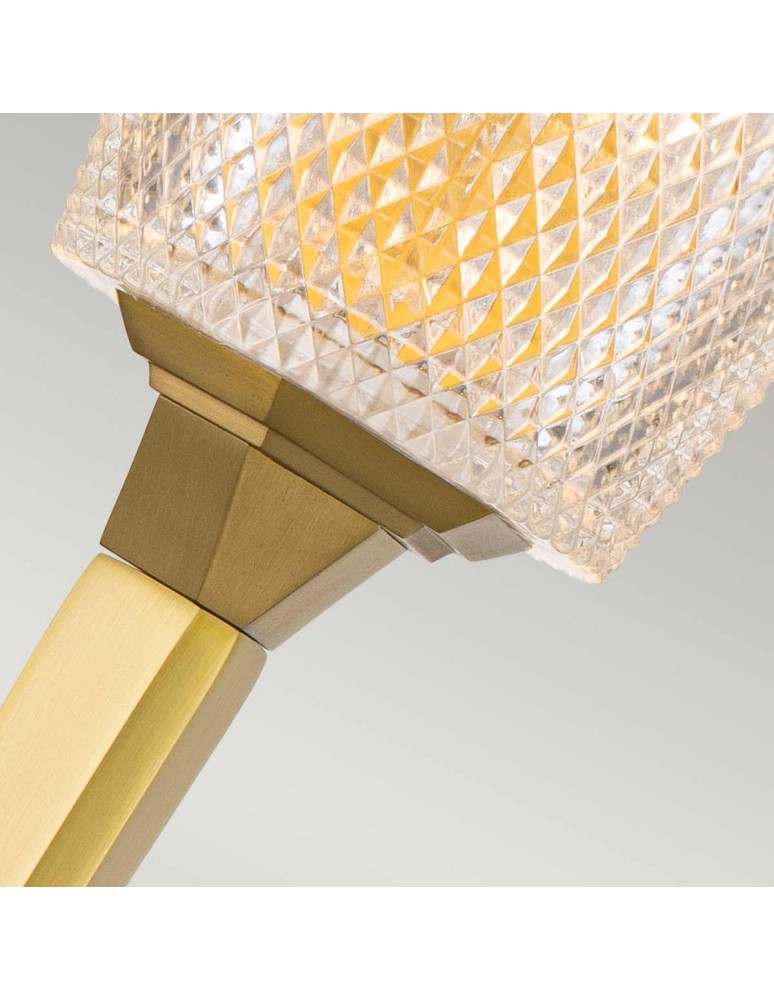 Elstead Lighting Kinkiet Verity - 1 źródło światła - Szczotkowany mosiądz IP44 BATH-VERITY-BB