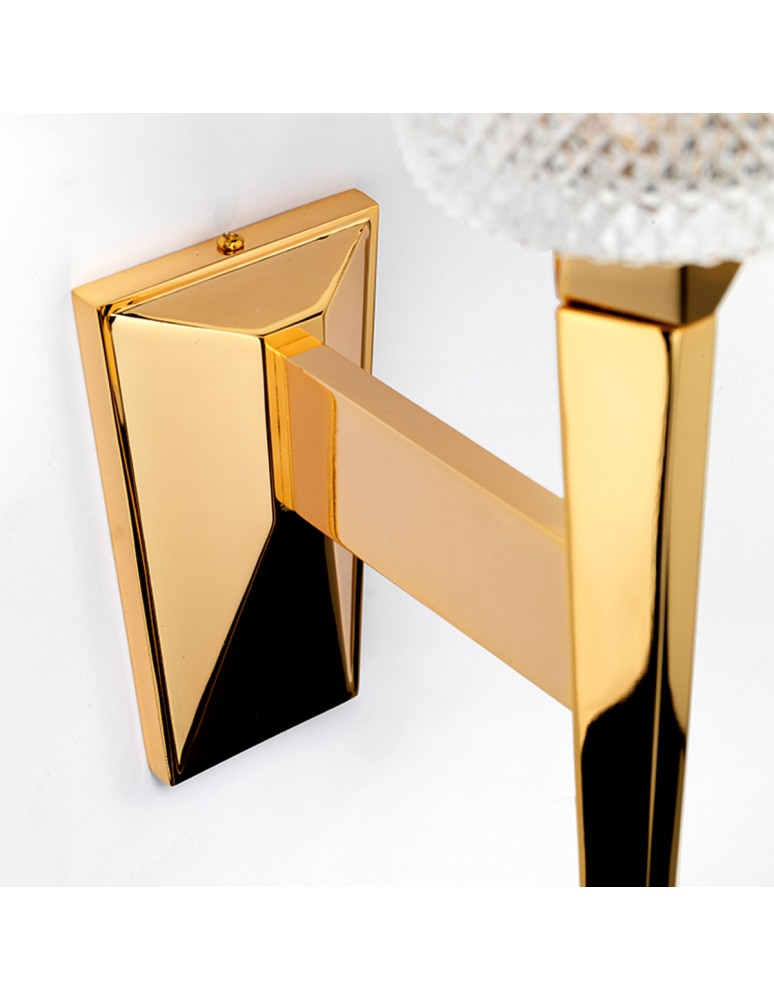 Bathroom wall lamps - Elstead Lighting Verity wall lamp - 1 light source - Polished gold IP44 BATH-VERITY-PG - product kolory-swiatla.pl 2