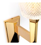 Bathroom wall lamps - Elstead Lighting Verity wall lamp - 1 light source - Polished gold IP44 BATH-VERITY-PG - product 3