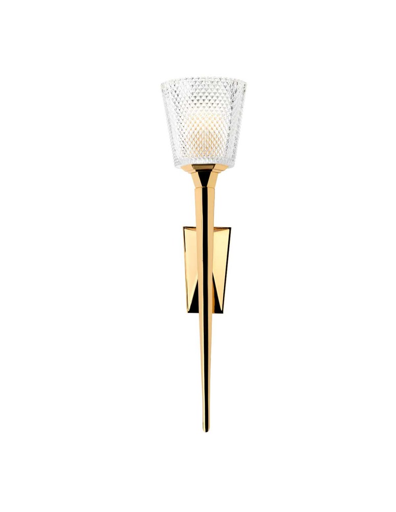 Elstead Lighting Kinkiet Verity - 1 źródło światła - Polerowane złoto IP44 BATH-VERITY-PG