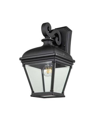 Elstead Lighting Large Bayview wall lantern - 1 light source IP44 BAYVIEW-2L-BK - product 2