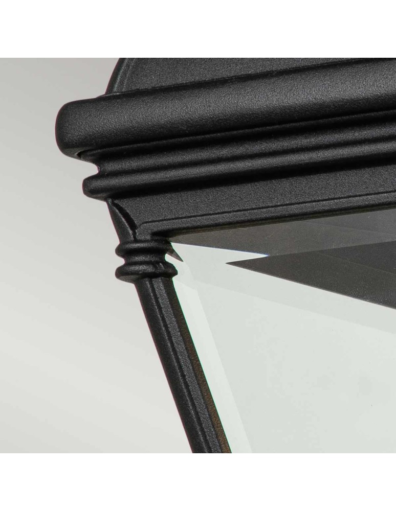 Elstead Lighting Duża latarnia naścienna Bayview - 1 źródło światła IP44 BAYVIEW-2L-BK