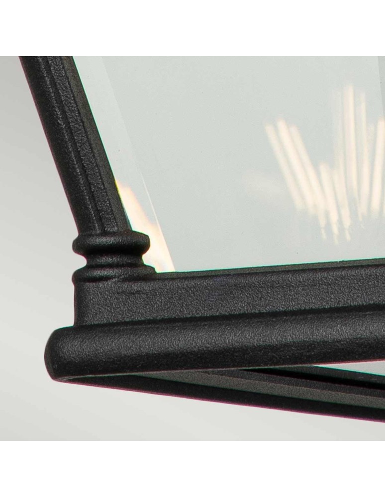 Elstead Lighting Duża latarnia naścienna Bayview - 1 źródło światła IP44 BAYVIEW-2L-BK