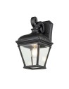 Elstead Lighting Średnia latarnia naścienna Bayview - 1 źródło światła IP44 BAYVIEW-2M-BK