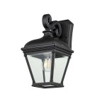 Elstead Lighting Średnia latarnia naścienna Bayview - 1 źródło światła IP44 BAYVIEW-2M-BK