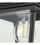 Elstead Lighting Średnia latarnia naścienna Bayview - 1 źródło światła IP44 BAYVIEW-2M-BK