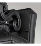 Elstead Lighting Średnia latarnia naścienna Bayview - 1 źródło światła IP44 BAYVIEW-2M-BK