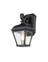 Elstead Lighting Bayview small wall lantern - 1 light source IP44 BAYVIEW-2S-BK