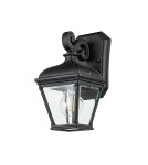 Outdoor wall lamps - Elstead Lighting Bayview small wall lantern - 1 light source IP44 BAYVIEW-2S-BK - product 2