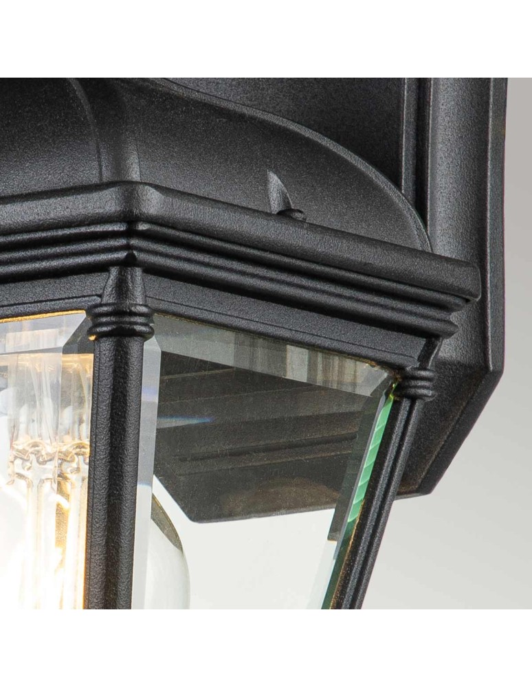 Elstead Lighting Mała latarnia naścienna Bayview - 1 źródło światła IP44 BAYVIEW-2S-BK