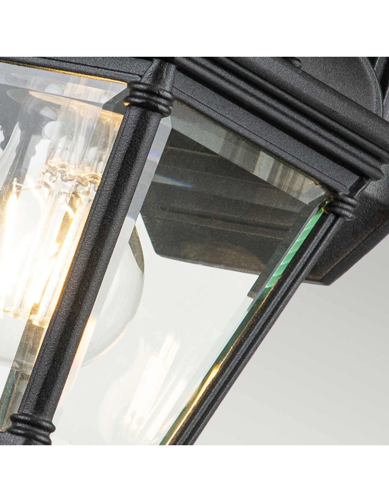Elstead Lighting Mała latarnia naścienna Bayview - 1 źródło światła IP44 BAYVIEW-2S-BK