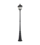 Outdoor lanterns - Elstead Lighting Large Bayview Standing Lantern - 1 light source IP44 BAYVIEW-5L-BK - product 1