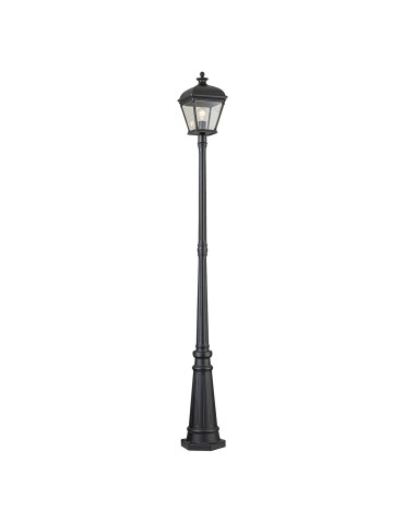 Elstead Lighting Large Bayview Standing Lantern - 1 light source IP44 BAYVIEW-5L-BK