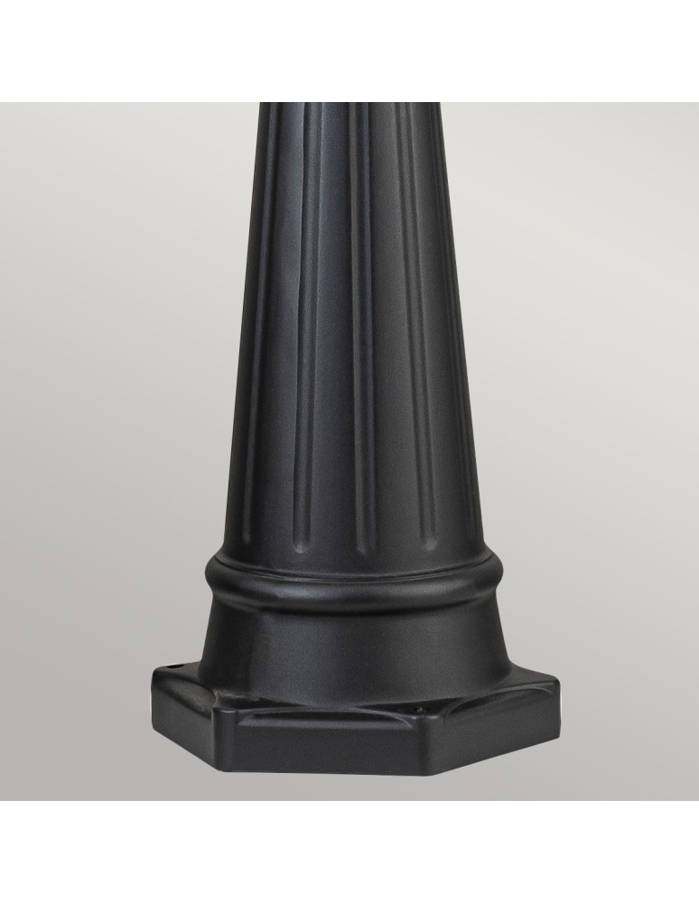 Outdoor lanterns - Elstead Lighting Large Bayview Standing Lantern - 1 light source IP44 BAYVIEW-5L-BK - product kolory-swiatla.pl 3