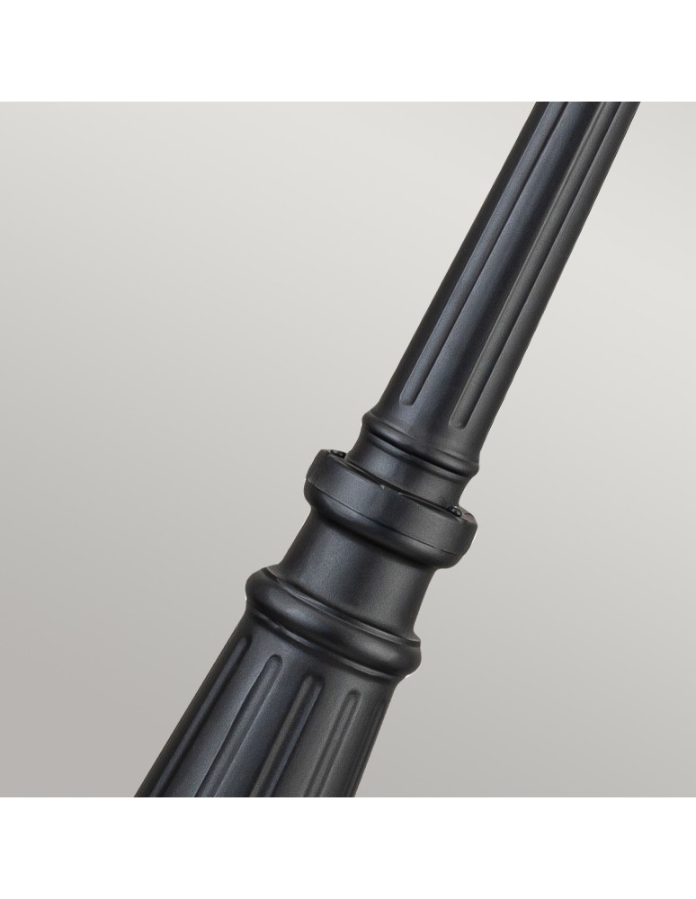 Outdoor lanterns - Elstead Lighting Large Bayview Standing Lantern - 1 light source IP44 BAYVIEW-5L-BK - product kolory-swiatla.pl 4