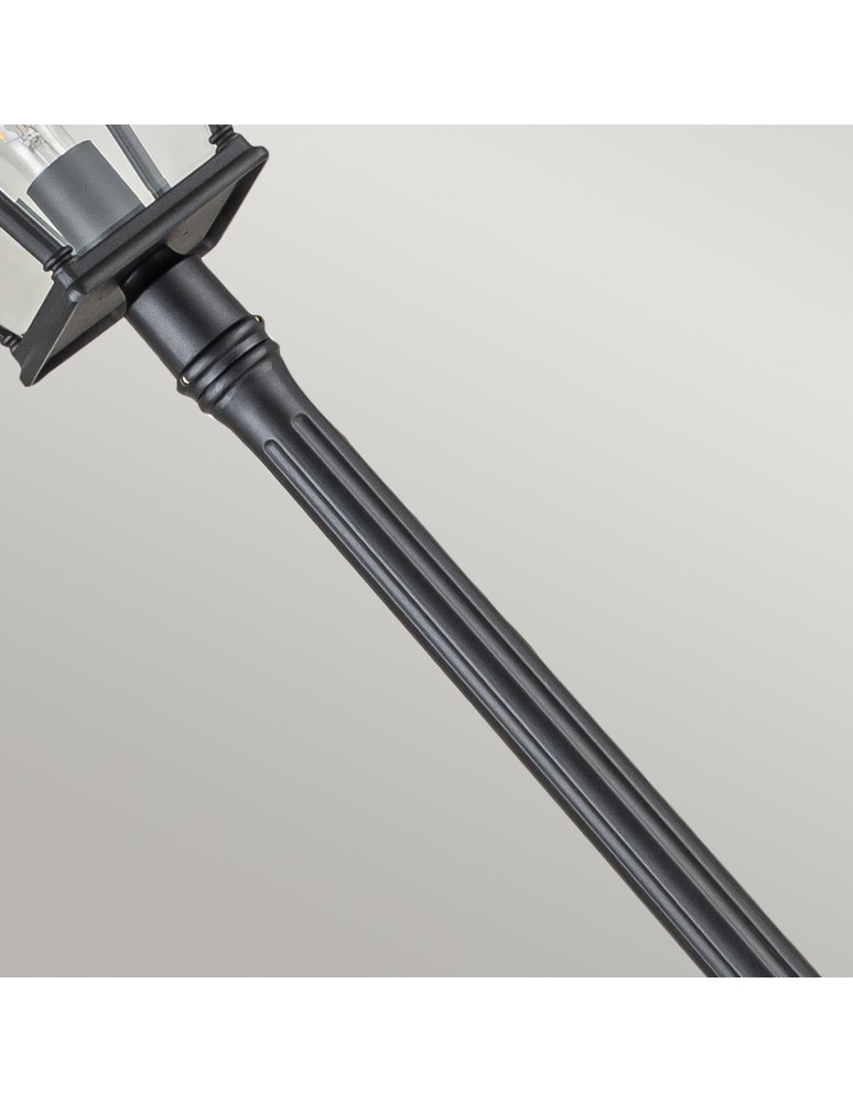 Outdoor lanterns - Elstead Lighting Large Bayview Standing Lantern - 1 light source IP44 BAYVIEW-5L-BK - product kolory-swiatla.pl 5