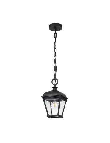 Elstead Lighting Bayview medium pendant lantern - 1 light source IP44 BAYVIEW-8M-BK - product 2