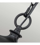 Outdoor pendant lamps - Elstead Lighting Bayview medium pendant lantern - 1 light source IP44 BAYVIEW-8M-BK - product 3