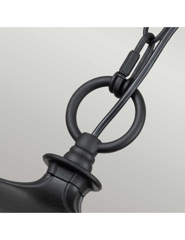 Outdoor pendant lamps - Elstead Lighting Bayview medium pendant lantern - 1 light source IP44 BAYVIEW-8M-BK - product kolory-swiatla.pl 3