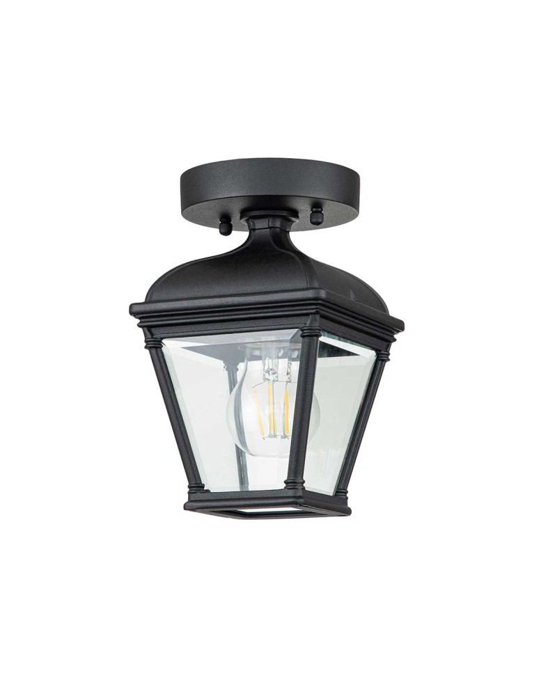 Outdoor pendant lamps - Elstead Lighting Bayview pendant lantern - 1 light source IP44 BAYVIEW-PORCH-BK - product kolory-swiatla.pl 2