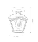 Outdoor pendant lamps - Elstead Lighting Bayview pendant lantern - 1 light source IP44 BAYVIEW-PORCH-BK - product 6