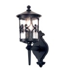 Outdoor wall lamps - Elstead Lighting Hereford wall lantern - 1 light source IP23 BL10-BLACK - product 1