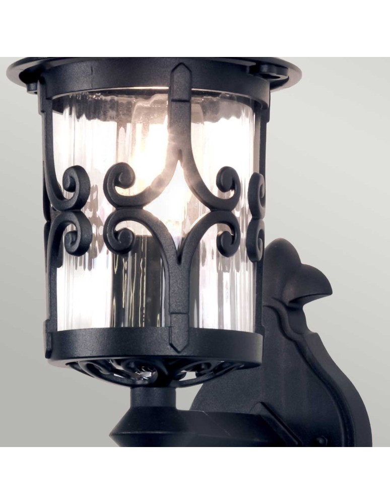 Outdoor wall lamps - Elstead Lighting Hereford wall lantern - 1 light source IP23 BL10-BLACK - product kolory-swiatla.pl 4