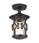 Outdoor pendant lamps - Elstead Lighting Hereford pendant lantern - 1 light source IP23 BL13A-BLACK - product 1