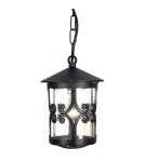 Outdoor pendant lamps - Elstead Lighting Hereford pendant lantern - 1 light source IP23 BL13B-BLACK - product 1