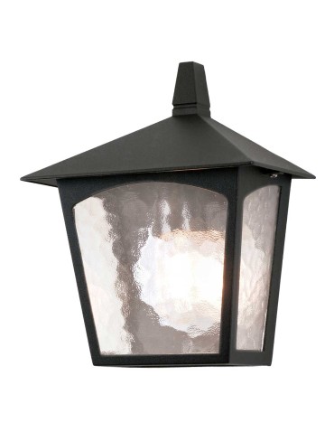 Elstead Lighting Latarnia naścienna York - 1 źródło światło IP23 BL15-BLACK