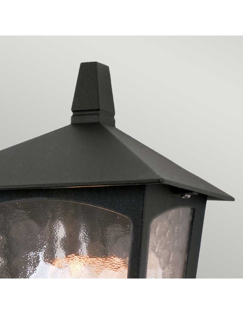 Elstead Lighting Latarnia naścienna York - 1 źródło światło IP23 BL15-BLACK