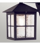 Outdoor wall lamps - Elstead Lighting Winchester wall lantern - 1 light source IP23 BL18-BLACK - product 3