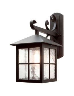 Elstead Lighting Winchester wall lantern - 1 light source IP23 BL19-BLACK