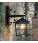 Elstead Lighting Latarnia naścienna Winchester - 1 źródło światła IP23 BL19-BLACK